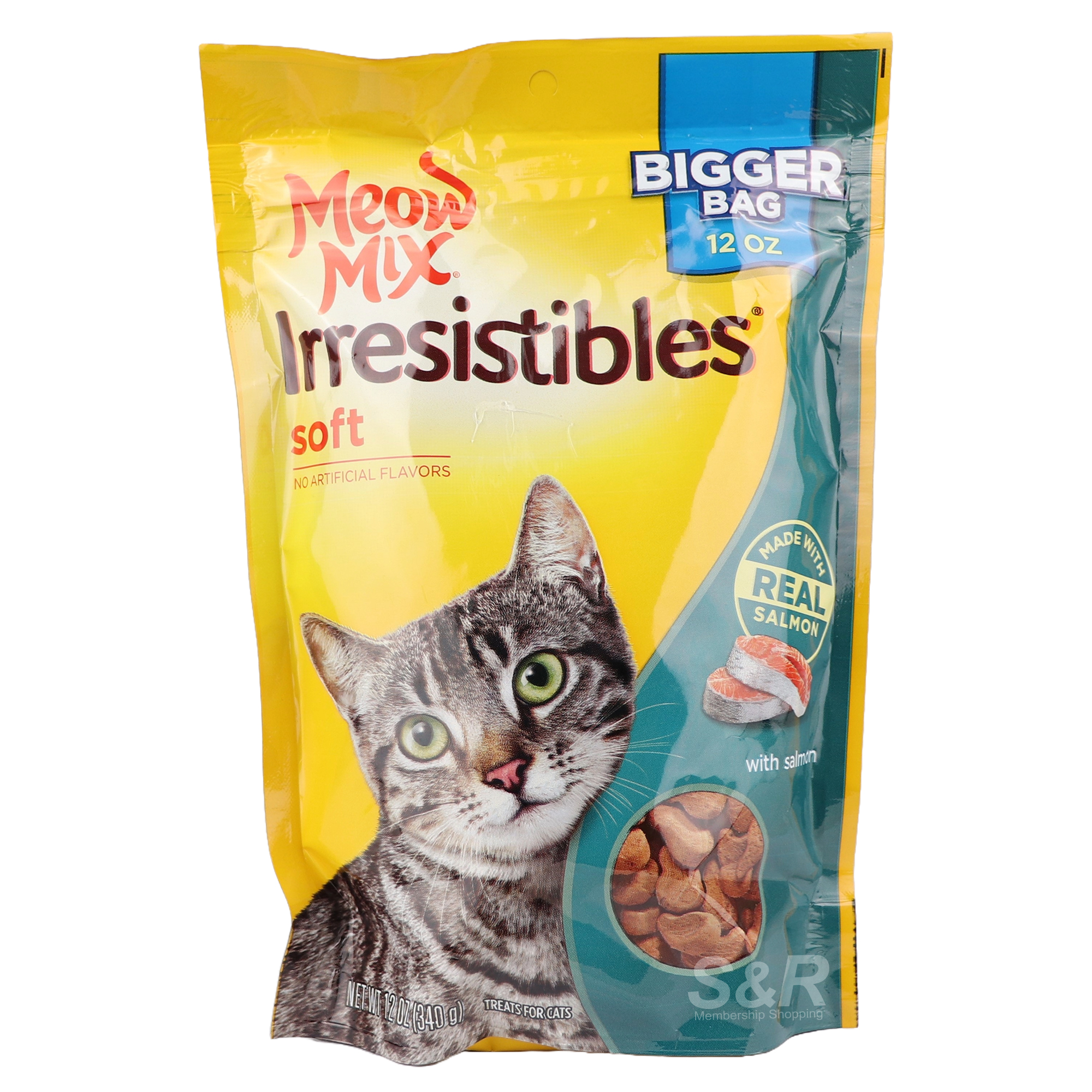 Meow Mix Irresistibles Soft Treats For Cats with Salmon 340g Meow Mix Irresistibles Soft Treats For Cats with Salmon 340g